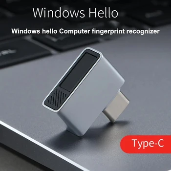 Laptop, PC, C-Típusú Biometrikus Szkenner, USB Ujjlenyomat-Olvasó a Windows 10 11 Helló Támogatja a Win 7 8 Ujjlenyomat Funkciók