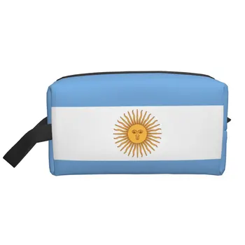 Zászló, Argentína Tároló Zsák Hordozható Nagy Kapacitású Utazási Fürdőszobai Tároló Táska Ideális Utazási Tároló, valamint Mindennapi Használatra