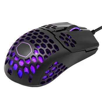 Cooler Master MM711 60G Gaming Mouse A Könnyű Méhsejt Shell Ultraweave Kábel RGB Ékezetek Pixart PMW 3389. SZÁMÚ 16000 DPI