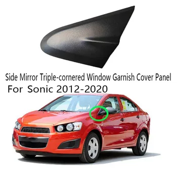 2db Kocsi Ablakon Lemez Oldalán Tükör Sarok három-Sarokba Ablak Díszítés Fedő Panel Chevrolet Sonic 2012-2020