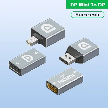 Mini Displayport-Displayport-8k DP1.4 Adapter 8K@60Hz DP Mini Férfi-DP Női Megtestesülése Adapter Átalakító