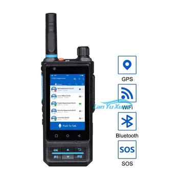 2 db Inrico S200 Globális beszélni, Két Rádió 4G Dual SIM kártyát walkie-azaz a hosszú távú nyomja kaputelefon