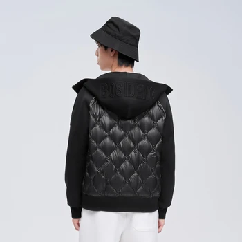 BOSIDENG 2023 új kabát, ultra könnyű, meleg kabát 90% - os liba le kabát kapucnis puffer divat kabát B30133744